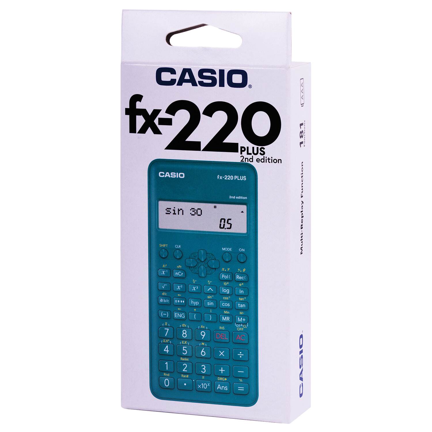 картинка Калькулятор инженерный, 12 разрядов, 15,5*7,8 см, 181 финкция, "FX-220PLUS-2-S", CASIO, 250393 от магазина Альфанит в Кунгуре