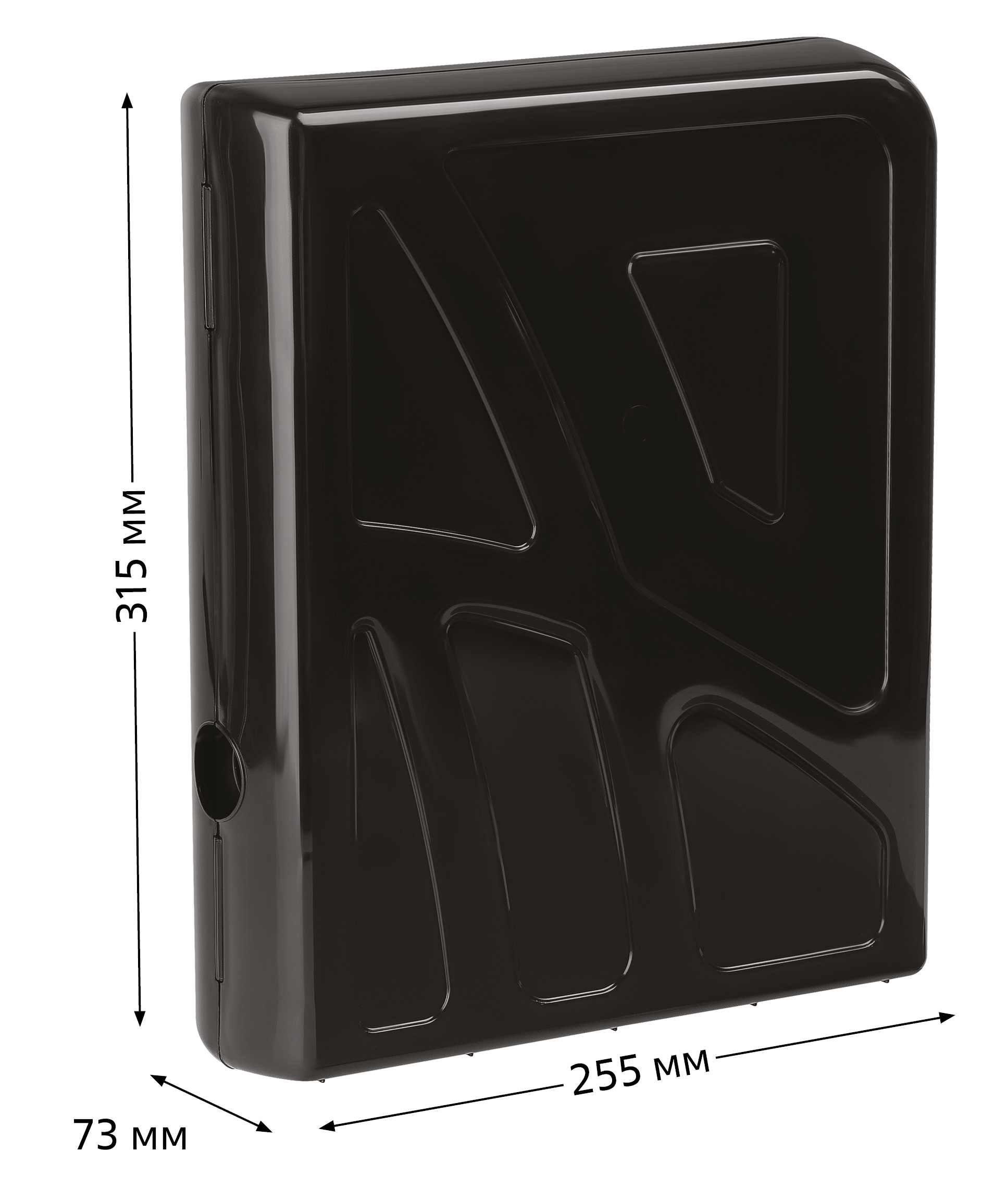 картинка Папка-регистратор, А4, корешок 70 мм, до 500 л, пластик, черный, СТАММ, ПР-30296 от магазина Альфанит в Кунгуре
