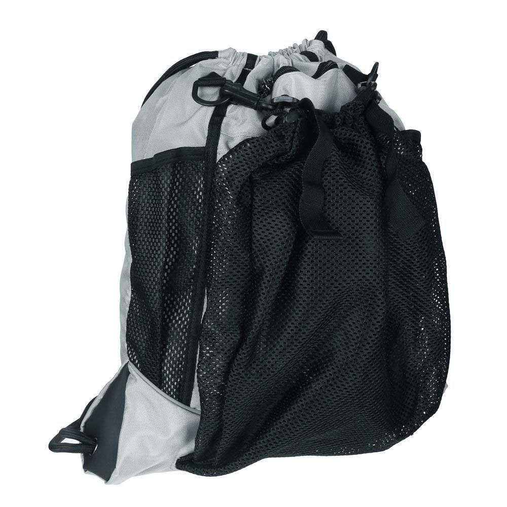 картинка Рюкзак-мешок, 1 отдел, 4 кармана, 46*42 см, полиэстер, серый, карман-сетка для мяча, ClipStudio, 254-731 от магазина Альфанит в Кунгуре