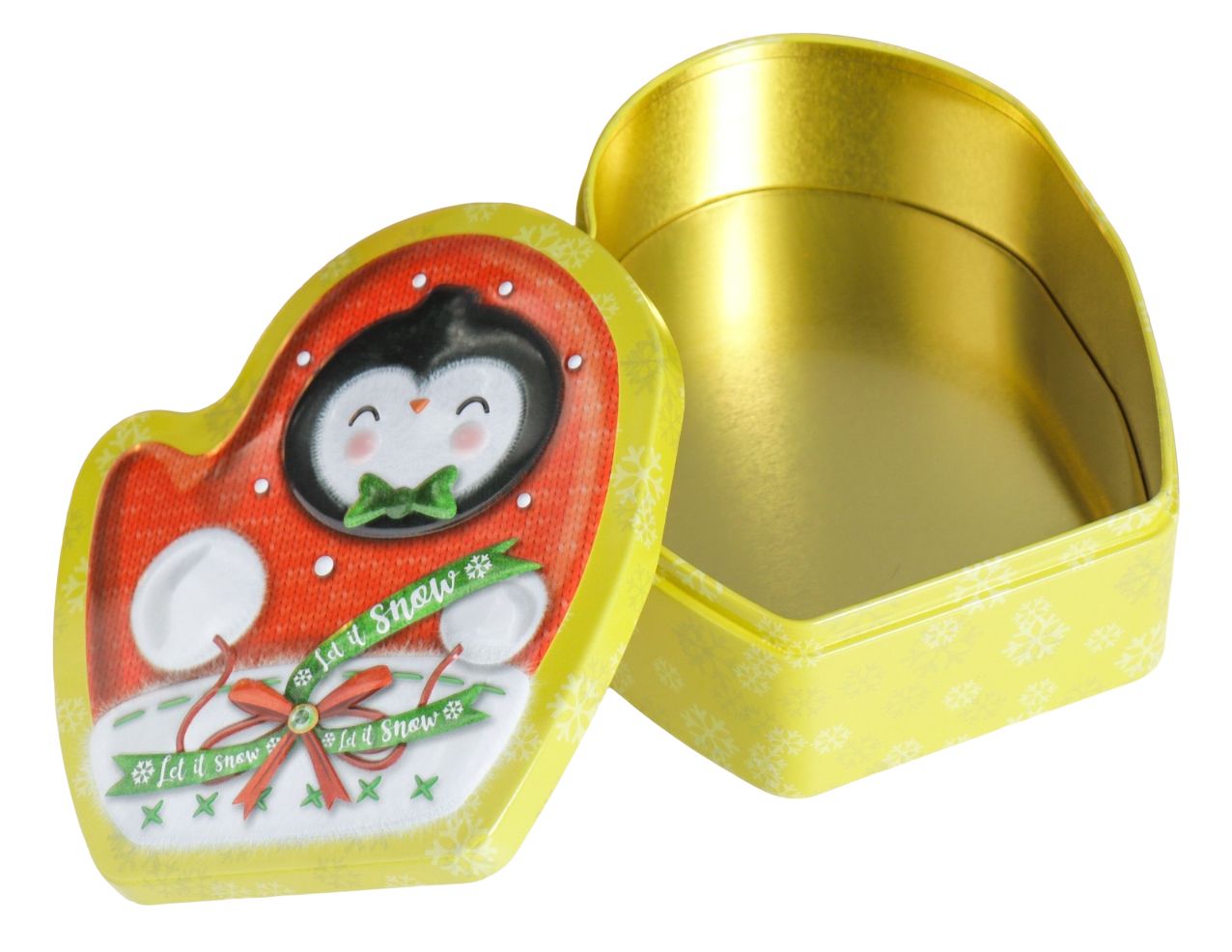 картинка Шкатулка, 5,3*12,8*14 см, металл, "Пингвин", 7906967 от магазина Альфанит в Кунгуре