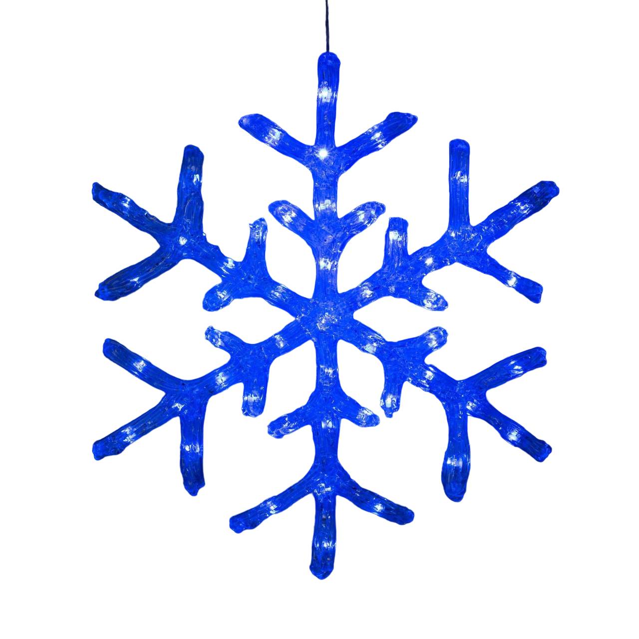 картинка Электропланшет, 39 см, синий, 50 LED, 220V, "Снежинка", 5060093 от магазина Альфанит в Кунгуре
