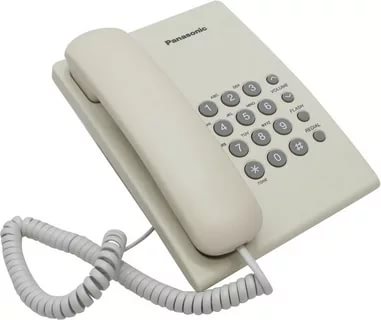 картинка Телефон Panasonic KX-TS2350RUJ бежевый от магазина Альфанит в Кунгуре