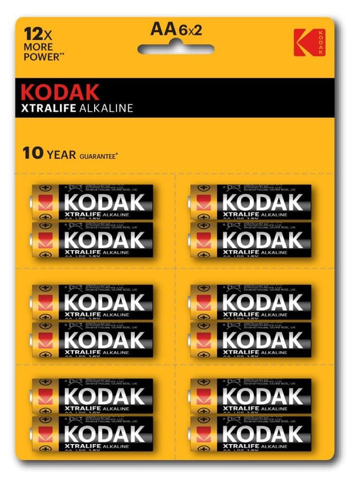 картинка Батарейки АА, 2*BI, Kodak Xtralife, KAA-2x6 perf от магазина Альфанит в Кунгуре