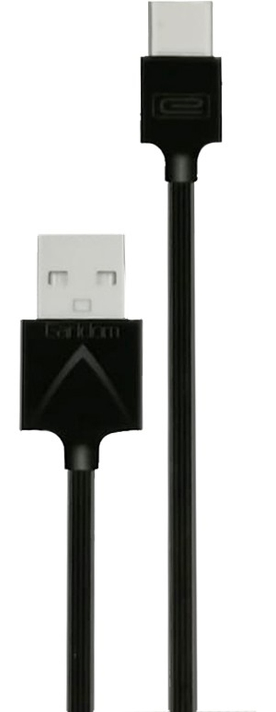картинка Кабель зарядный Earldom EC-066C USB 2.0 AM — USB Type C, 1,0 м, черный, 0L-00050756 от магазина Альфанит в Кунгуре