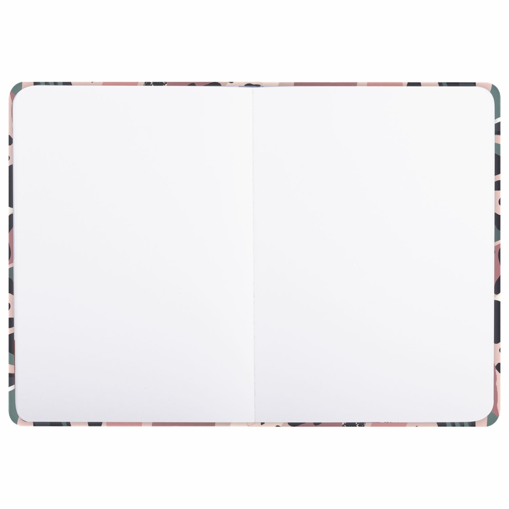 картинка Скетчбук, А5, 80 л, 120 г/м2, белый, резинка, твердый переплет, "Листья", BRAUBERG, 114587 от магазина Альфанит в Кунгуре
