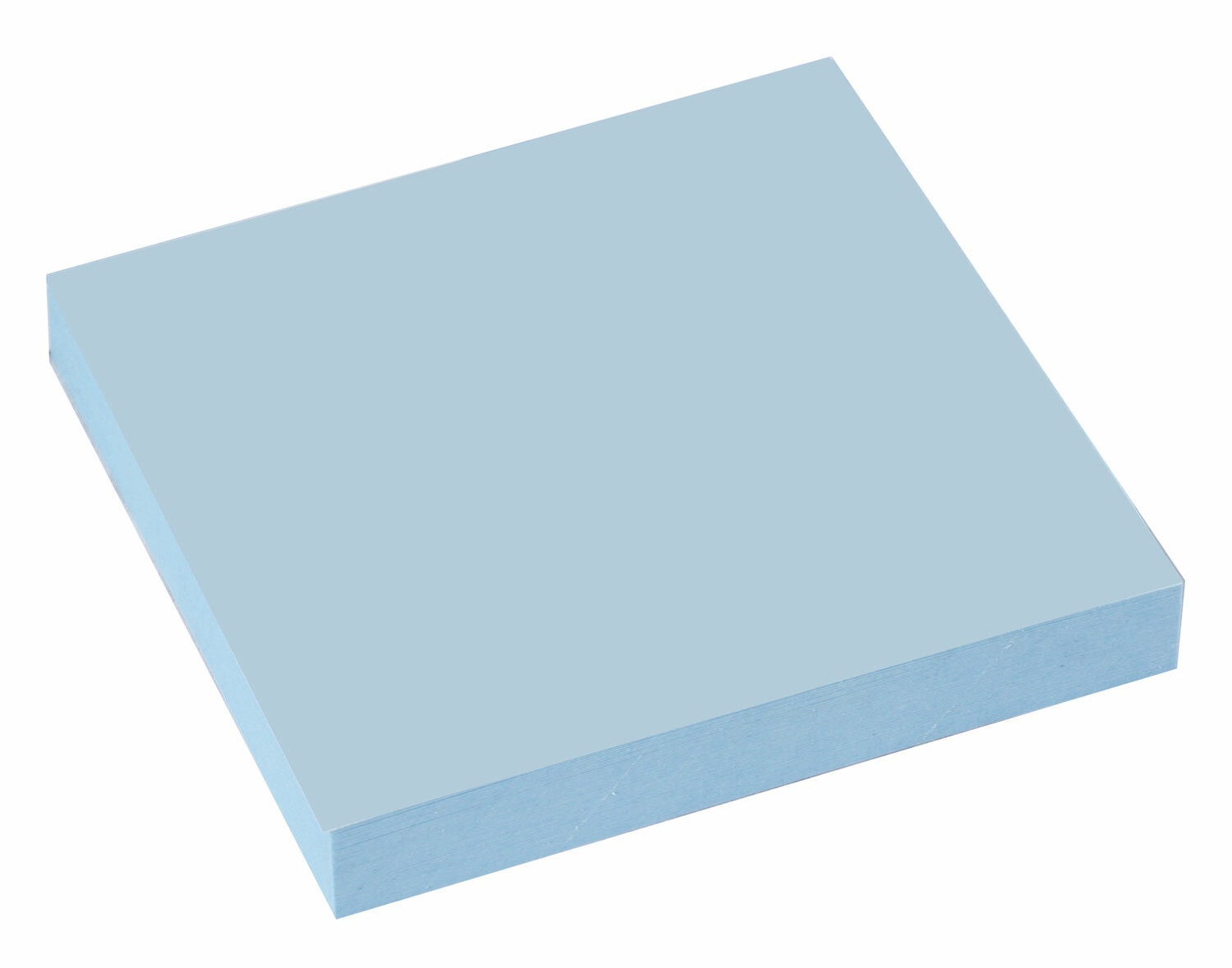 картинка Бумага для заметок с клеевым краем, 7,6*7,6 см, 100 л, голубой, STAFF, 129362 от магазина Альфанит в Кунгуре