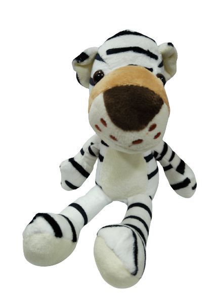 картинка Игрушка мягкая, 18 см, белый, "Тигр" от магазина Альфанит в Кунгуре