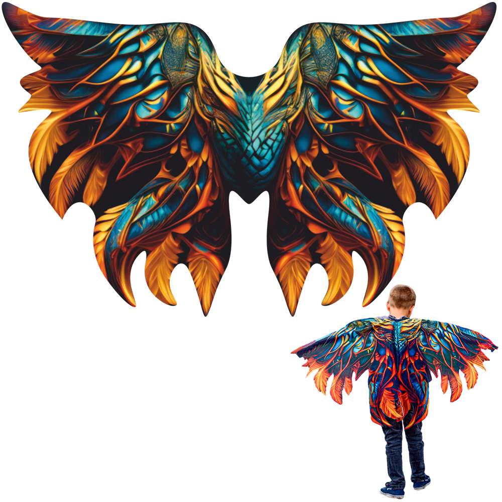 картинка Крылья карнавальные, размер 115*75 см, "Дракон № 6", МТ08006 от магазина Альфанит в Кунгуре