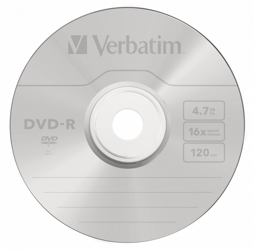 картинка Диск DVD-R Verbatim Cake, 1 шт, 16x от магазина Альфанит в Кунгуре