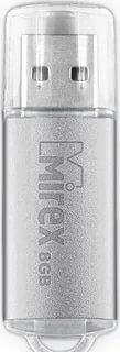 картинка Флеш-диск Mirex 8 GB, Unit, серебро металл, 13600-FMUUSI08 от магазина Альфанит в Кунгуре