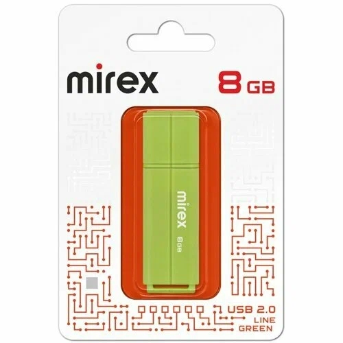картинка Флеш-диск Mirex 4 GB USB 2.0, зеленый, 13600-FMULGN08 от магазина Альфанит в Кунгуре