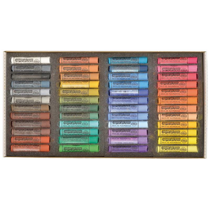 картинка Пастель художественная, 48 цв, 48 шт, "Toison D`or Extra Soft 8556", Koh-i-Noor, 8556048001KZ от магазина Альфанит в Кунгуре