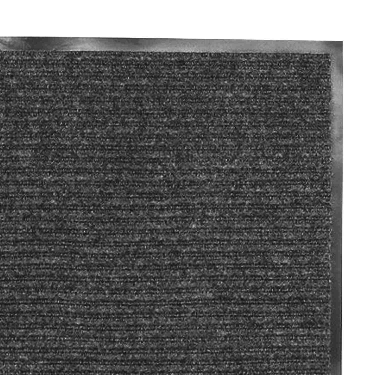 картинка Коврик входной, 90*120 см, влаговпитывающий, ворсовый, ребристый, черный, LAIMA, 602874 от магазина Альфанит в Кунгуре