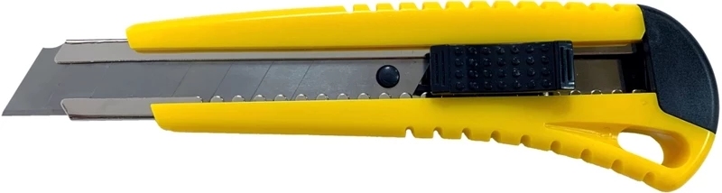 картинка Нож канцелярский 18 мм, желтый, DOLCE COSTO, D00170 от магазина Альфанит в Кунгуре