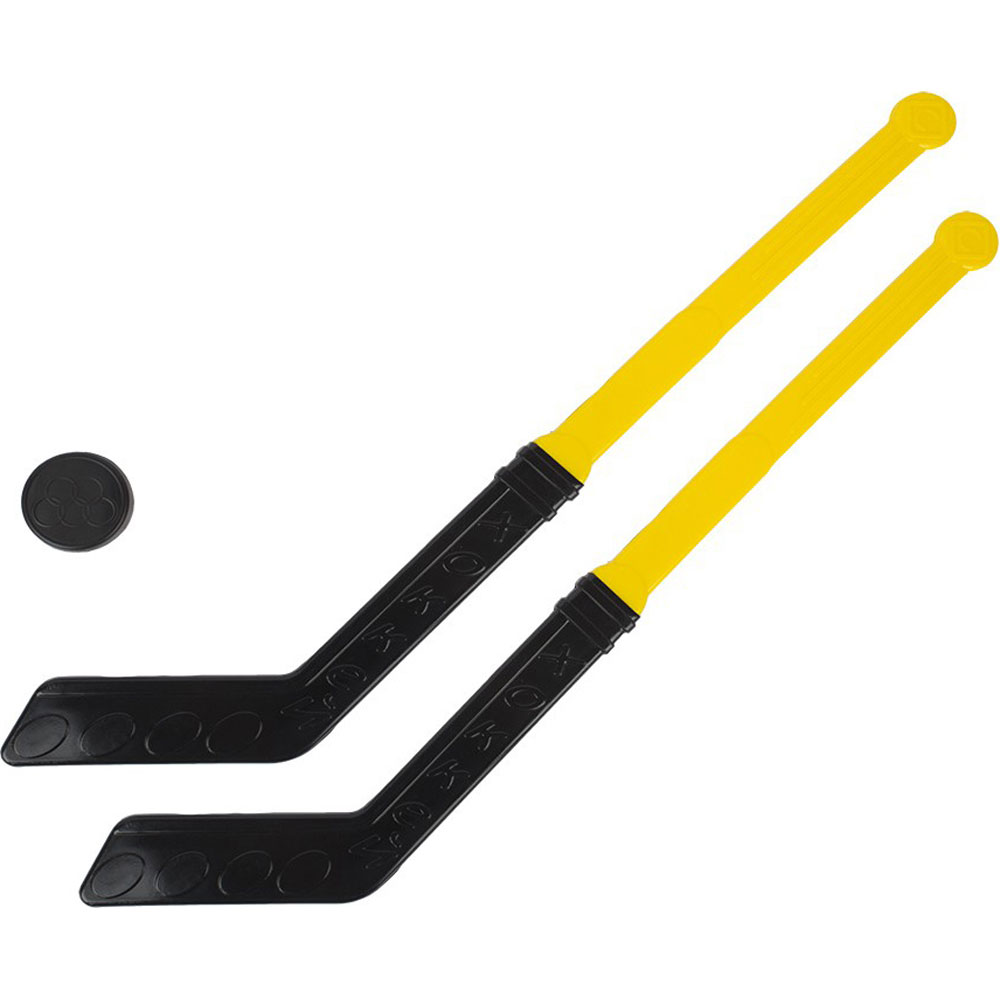 картинка Игра, 3 предмета, клюшка 2 шт, шайба, "Хоккейный набор", У886, 10020155 от магазина Альфанит в Кунгуре