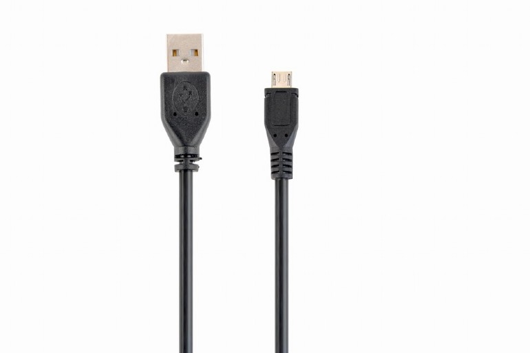 картинка Кабель зарядный для мобильных устройств Cablexpert Pro USB 2.0 AM — USB 2.0 microBM, 1,0 м, черный, CCP-mUSB2-AMBM-1M от магазина Альфанит в Кунгуре