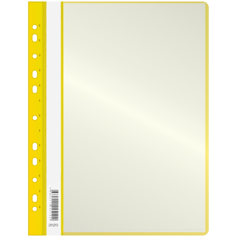 картинка Папка 10 файлов, А4, 160 мкм, желтый, с перфорацией, OfficeSpace, 281213 от магазина Альфанит в Кунгуре