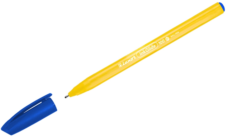 картинка Ручка шариковая, 0,7 мм, синяя, корп. оранжевый, "InkGlide 100 Icy", Luxor, 286862, 16602OR/50 Bx/16602/50 Bx от магазина Альфанит в Кунгуре