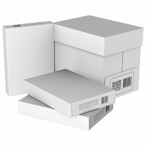 картинка Бумага офисная белая, А4, 500 л, 80 г/м2, белизна 60%, ECO, "Sylvamo", 114302 от магазина Альфанит в Кунгуре