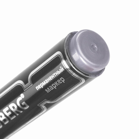 картинка Маркер перманентный, 5 мм, круглый, черный, "Neo", BRAUBERG, 150480 от магазина Альфанит в Кунгуре