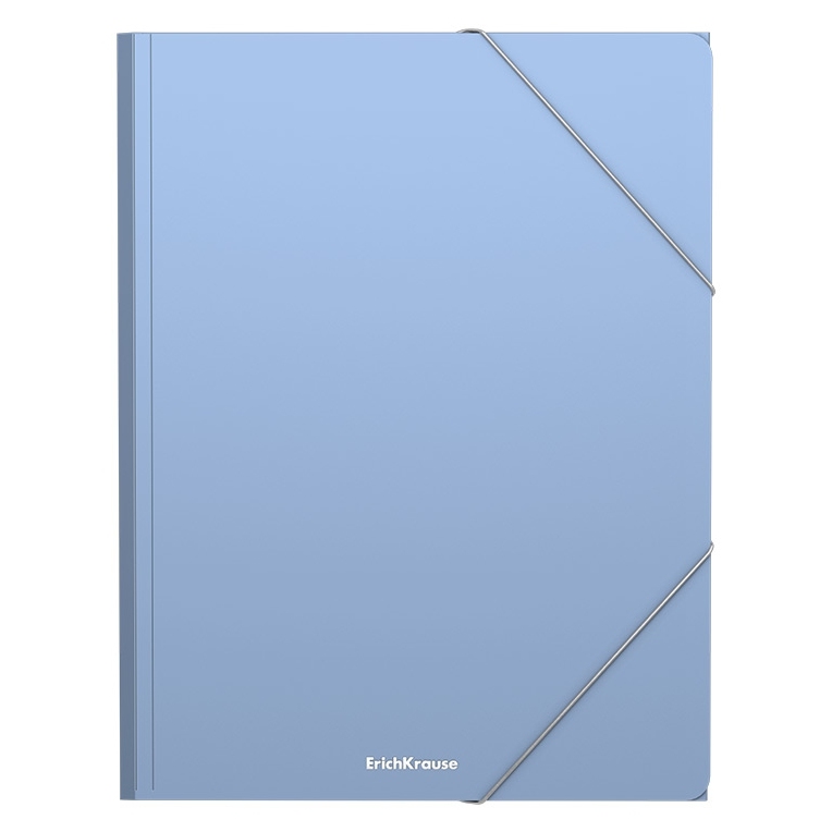 картинка Папка на резинке, А4, 600 мкм, пластик, голубой, "Matt Pastel Bloom", Erich Krause, 61202/01 от магазина Альфанит в Кунгуре