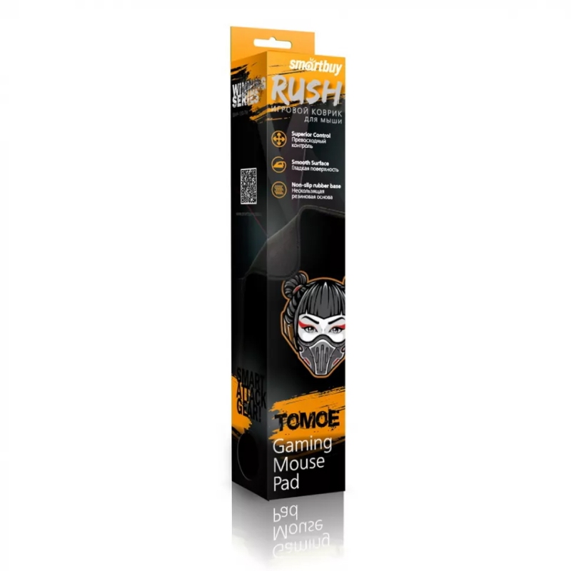 картинка Коврик для мыши SmartBuy "Rush Tomoe M-size", 360*270*3 мм, ткань/резина, черный, игровой, SBMP-13G-TM от магазина Альфанит в Кунгуре
