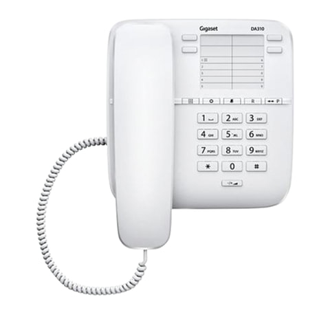 картинка Телефон проводной Gigaset DA310 белый от магазина Альфанит в Кунгуре