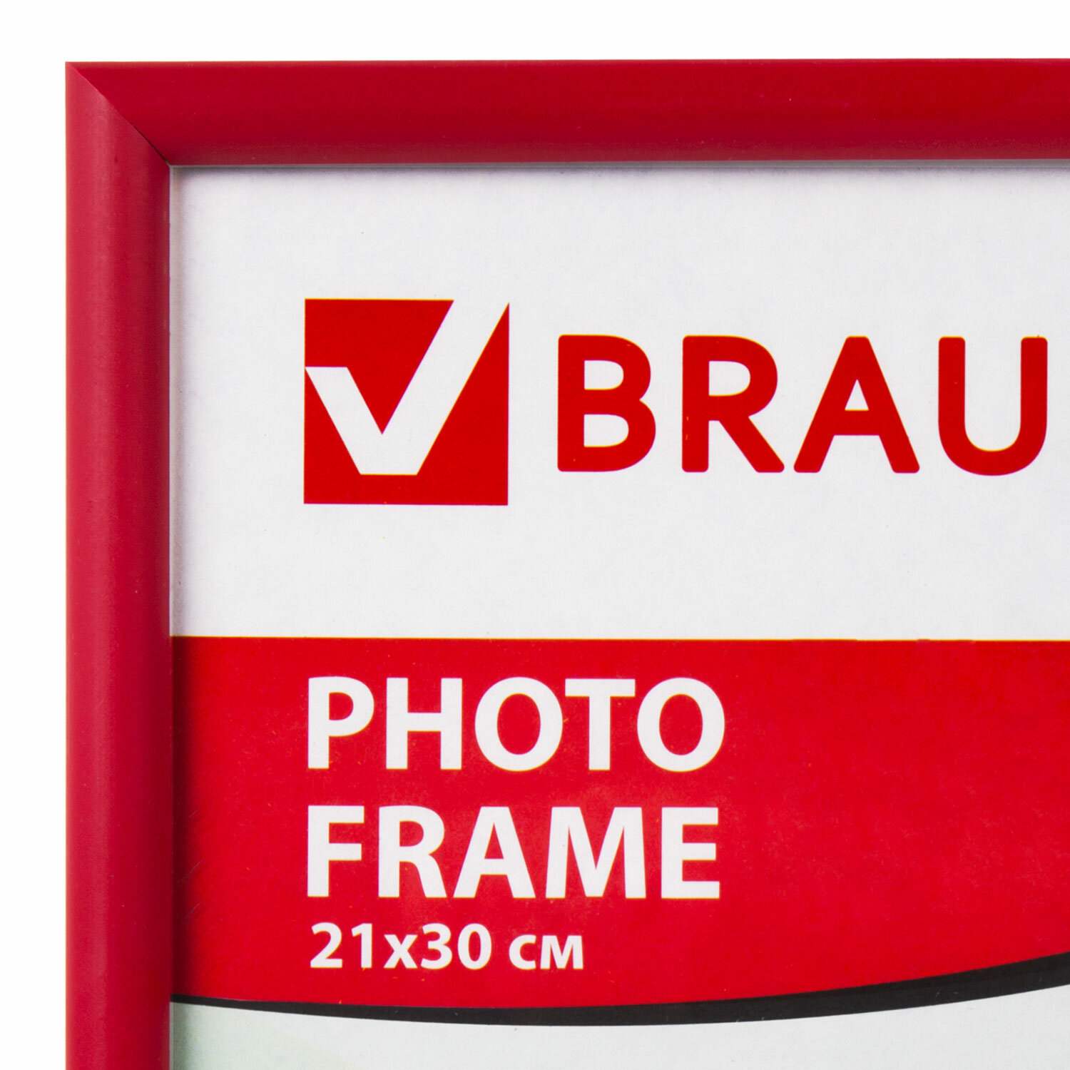 картинка Фоторамка 21*30 см, багет 12 мм, пластик, бордовый, BRAUBERG, 390944 от магазина Альфанит в Кунгуре
