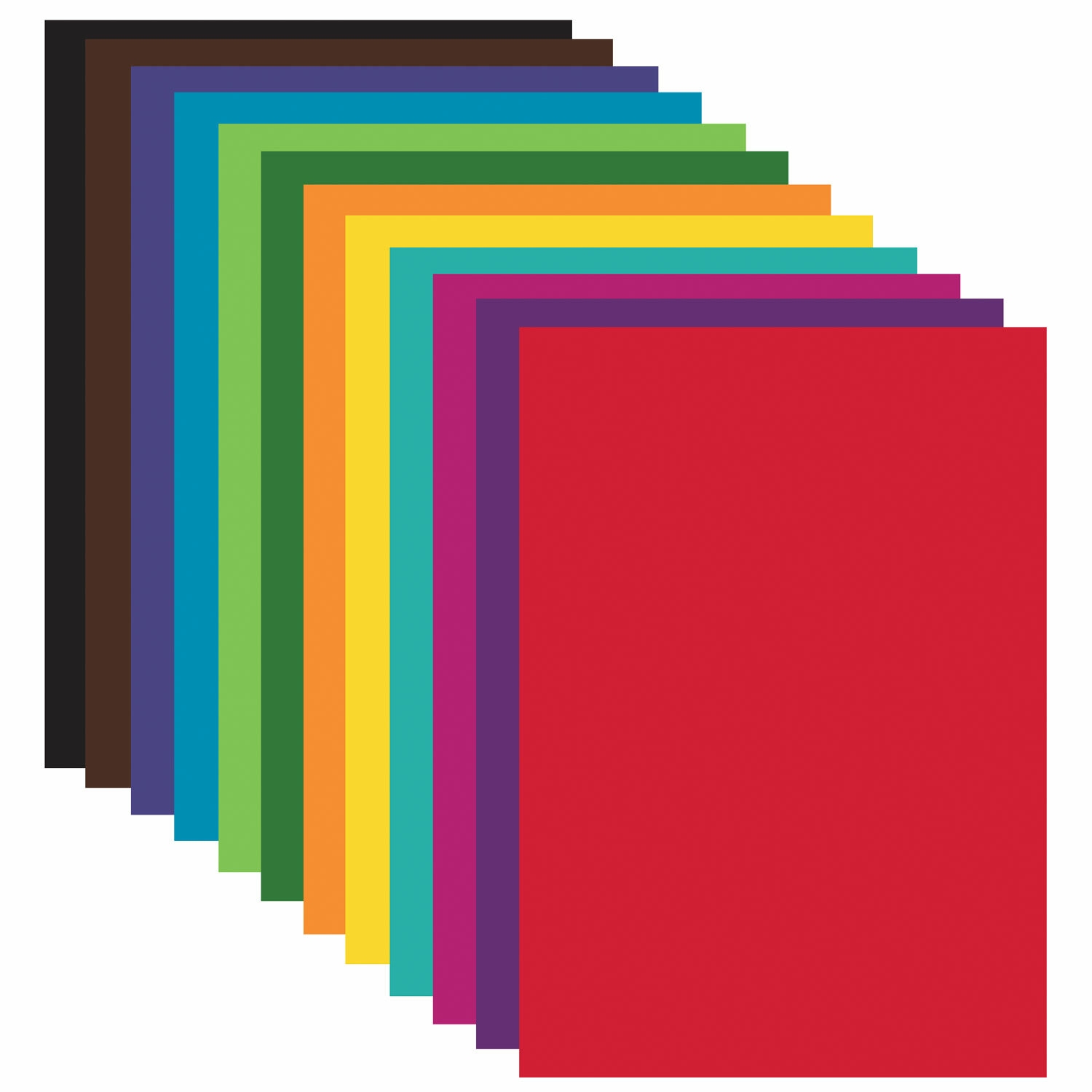 картинка Картон цветной, А4, 24 л, 12 цв, мелованный, BRAUBERG KIDS, 115158 от магазина Альфанит в Кунгуре