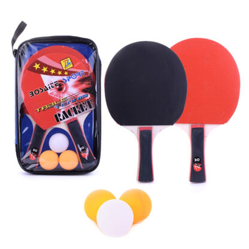 картинка Теннис настольный, 2 ракетки, 3 мяча, в сумке, 00-1988, 10060717 от магазина Альфанит в Кунгуре
