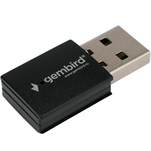 картинка Адаптер Wi-Fi+Bluetooth USB Gembird 150Мбит, USB, чипсет RTL8723DU, 802.11b/a/g/n/ac, мини, черный, WNP-UA-017 от магазина Альфанит в Кунгуре