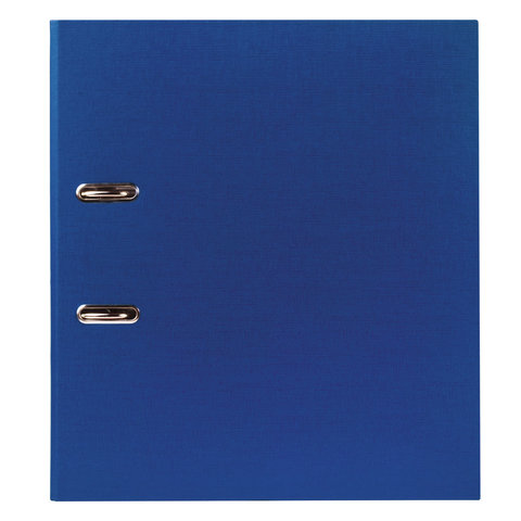 картинка Папка-регистратор, А4, корешок 50 мм, до 350 л, ПВХ, синий, без кармана, BRAUBERG, 220888 от магазина Альфанит в Кунгуре