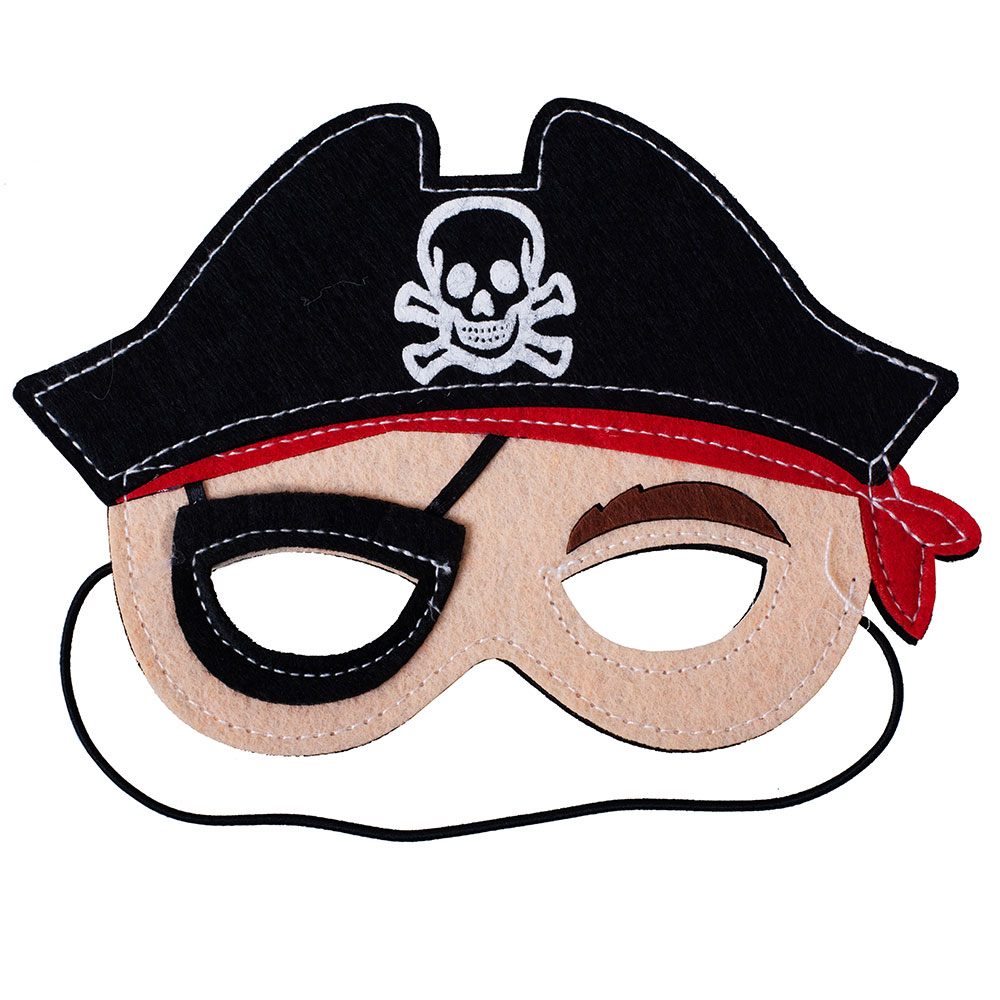 картинка Маска карнавальная, в пакете, "Пират", 10430107 от магазина Альфанит в Кунгуре