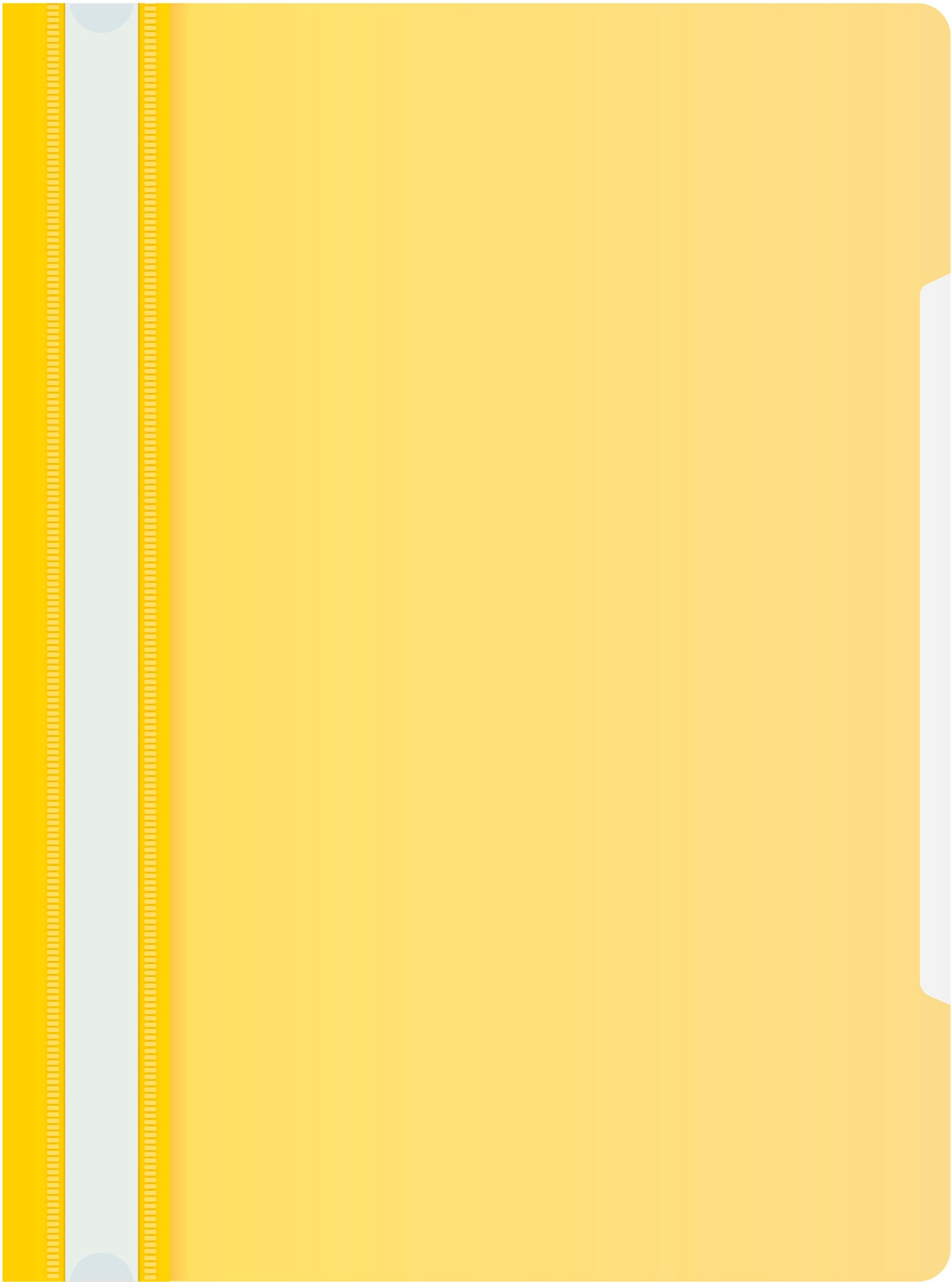 картинка Папка-скоросшиватель с прозрачным верхом, А4, 120 мкм, пластик, желтый, "Economy", Бюрократ, PSE20YEL/998176 от магазина Альфанит в Кунгуре