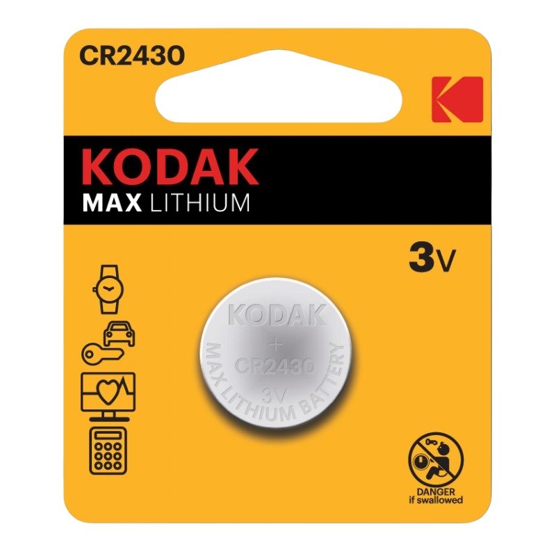 картинка Батарейка CR 2430 круглая, Kodak от магазина Альфанит в Кунгуре