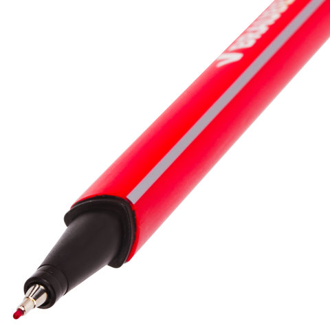 картинка Ручка капиллярная, 0,4 мм, красная, "Aero", BRAUBERG, 142254 от магазина Альфанит в Кунгуре