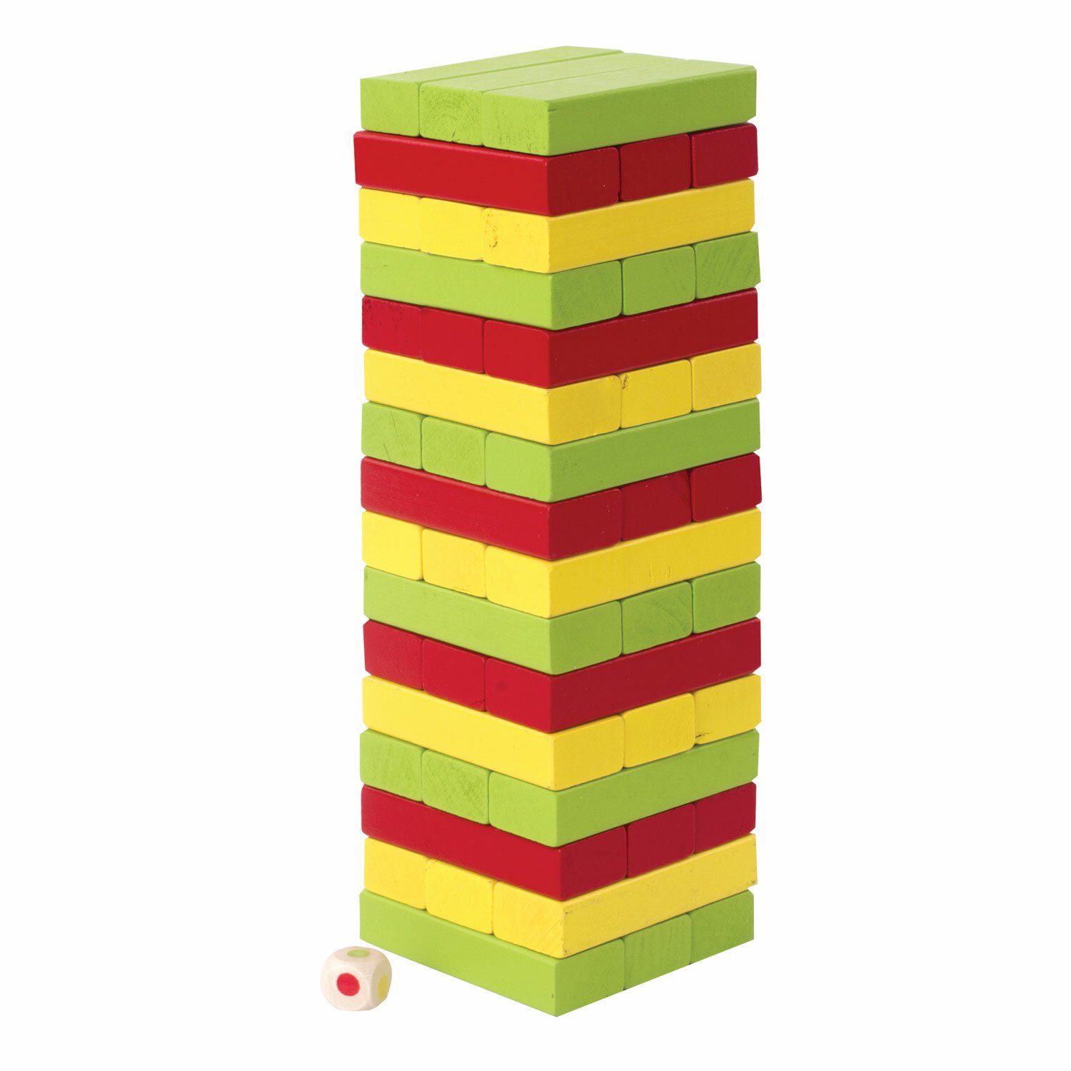 картинка Джанга, 48 блоков, дерево, "Цветная башня", Золотая сказка, 662295 от магазина Альфанит в Кунгуре