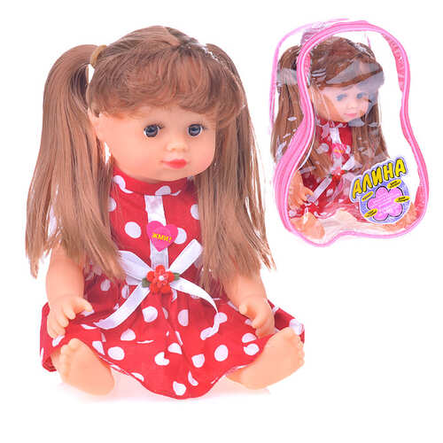 картинка Кукла, 28 см, звук, в рюкзаке, "Алина", 5510 от магазина Альфанит в Кунгуре