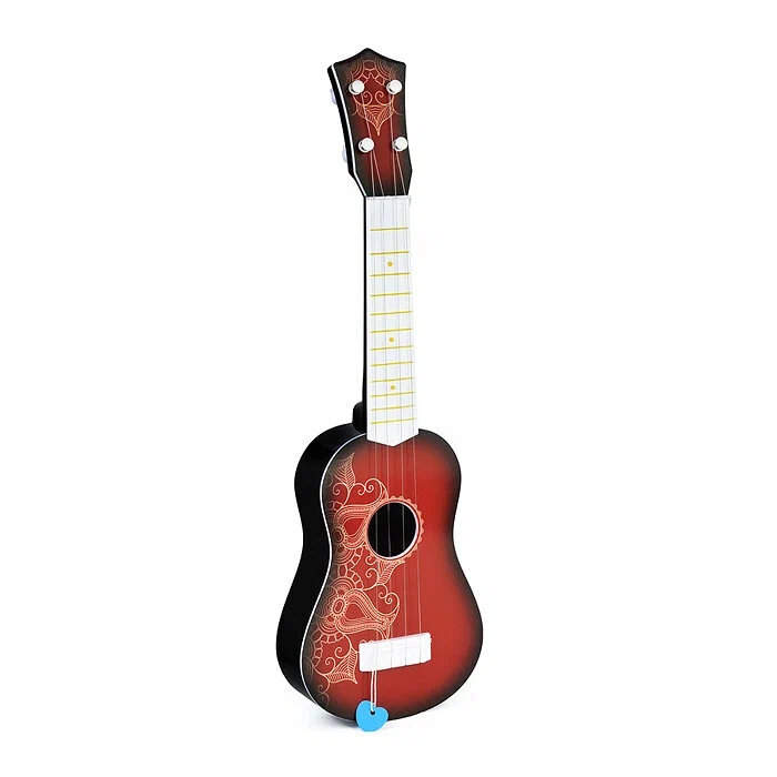 картинка Гитара струнная, 57 см, звук, красный, "Соло", 8059A от магазина Альфанит в Кунгуре