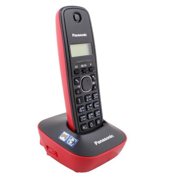 картинка Радиотелефон DECT Panasonic KX-TG1611RUR красный от магазина Альфанит в Кунгуре
