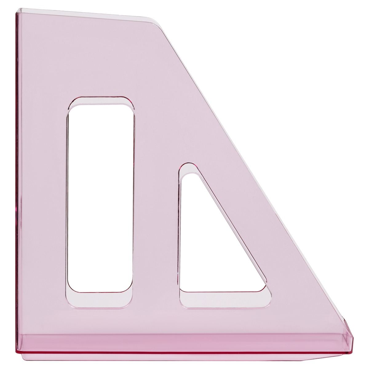картинка Лоток для бумаг вертикальный 1 отдел, 253*250*70 мм, пластик, розовый, "Актив", СТАММ, ЛТВ-31100 от магазина Альфанит в Кунгуре