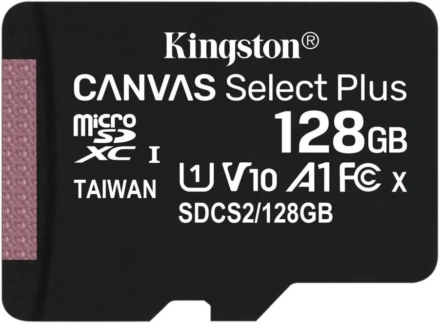 картинка Карта памяти micro-SD Kingston 128 GB Class 10, CanvasSelectPlus от магазина Альфанит в Кунгуре