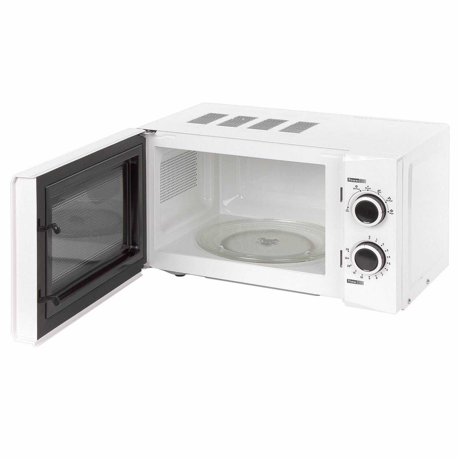 картинка Микроволновая печь SONNEN MW2070H-6MW, 700 Вт, 20 л, белая, механическое управление, 454652 от магазина Альфанит в Кунгуре