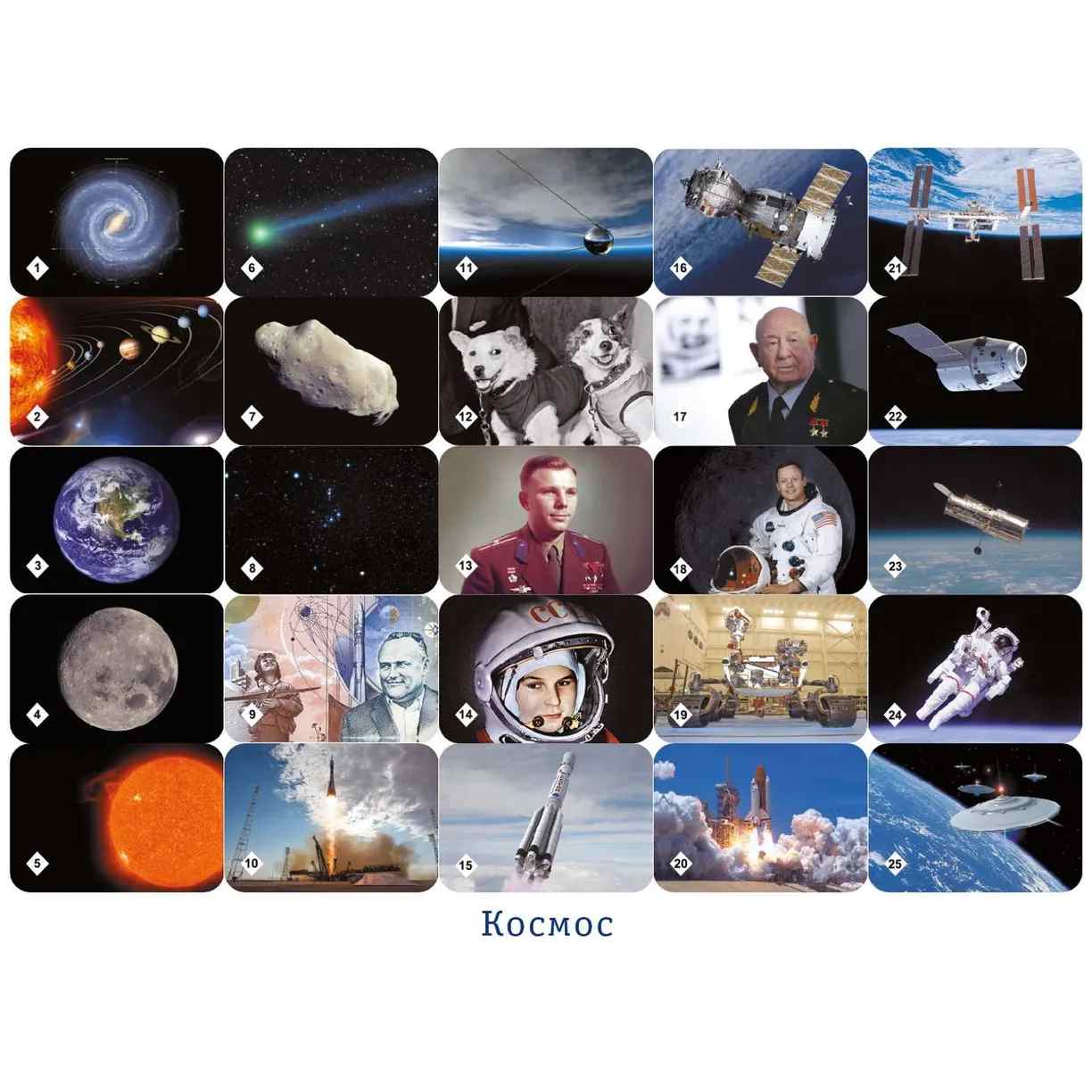 картинка МЕМО, 50 карточек, "Космос", Нескучные игры, 7208 от магазина Альфанит в Кунгуре