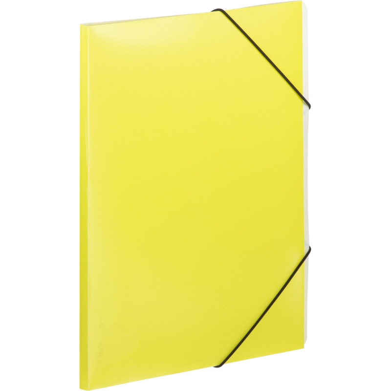 картинка Папка на резинке, А5+, 600 мкм, пластик, желтая пастель, "Matt Pastel", Erich Krause, 50401/04 от магазина Альфанит в Кунгуре
