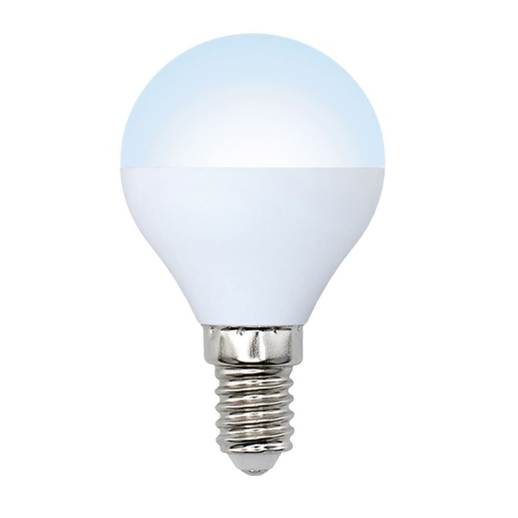 картинка Лампа G45, 6W, E14, 4500К, 450Лм, Volpe от магазина Альфанит в Кунгуре