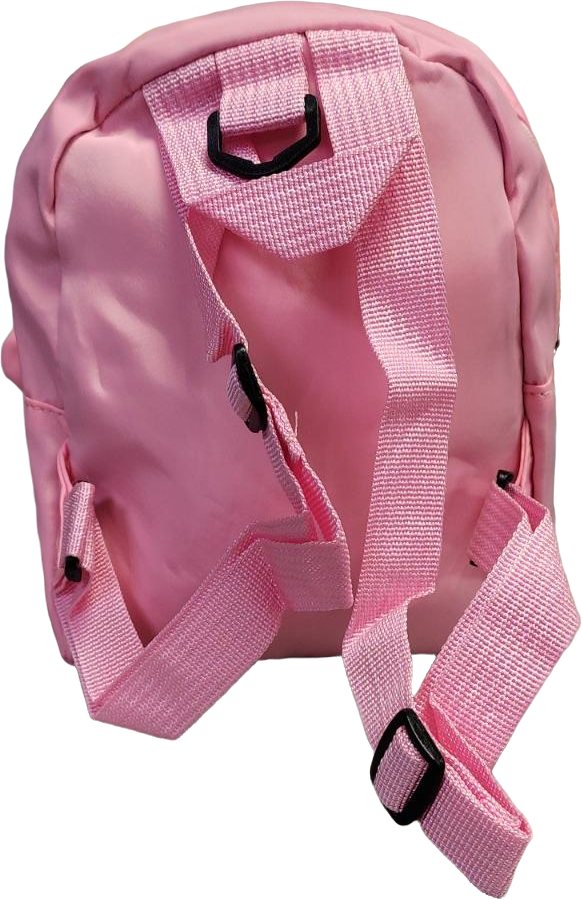картинка Рюкзак детский, 1 отдел, 22*20*10 см, текстиль, розовый, мягкая спинка, "Зебра" от магазина Альфанит в Кунгуре