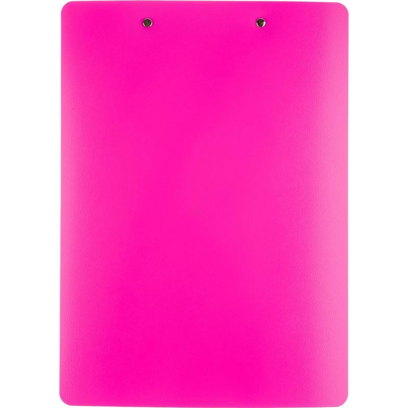 картинка Доска-планшет с верхним прижимом, А4, пластик, белый/розовый, "Neon", Attache, 1547460 от магазина Альфанит в Кунгуре