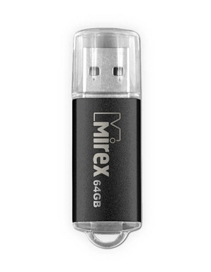 картинка Флеш-диск Mirex 64 GB, Unit, черный металл, 13600-FMUUND64 от магазина Альфанит в Кунгуре