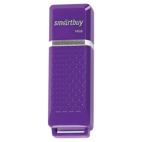 картинка Флеш-диск SmartBuy 16 GB, Quartz series, фиолетовый, SB16GBQZ-V от магазина Альфанит в Кунгуре